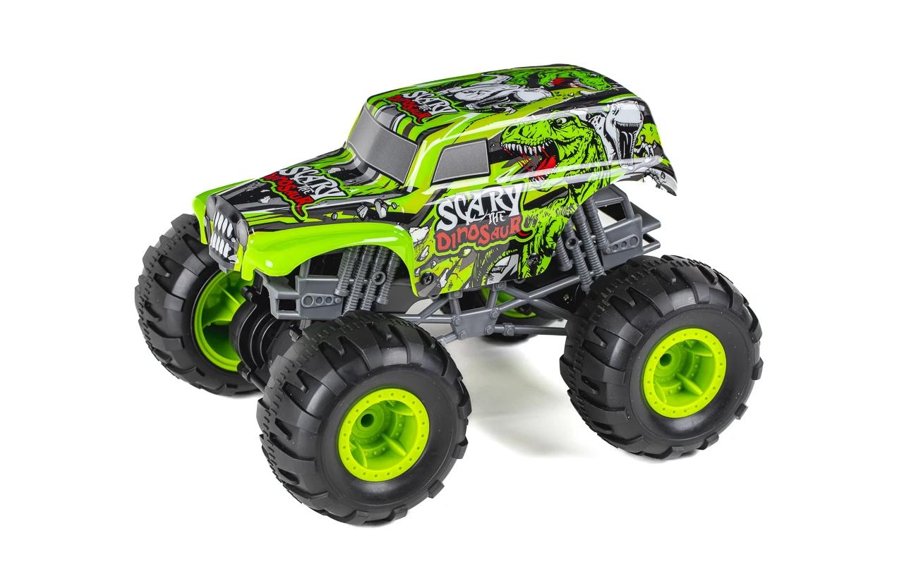Monster Truck Scary Monster Gyro & Sound, Grün, 1:124WD RC Monstertruck für Kinder ab 8 Jahren