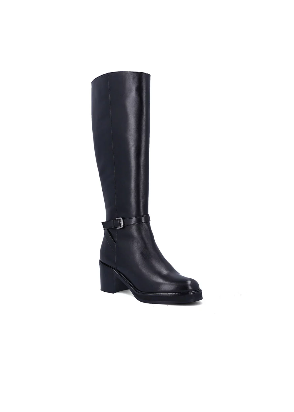 BOTTE POSSOZ CUIR NOIR
