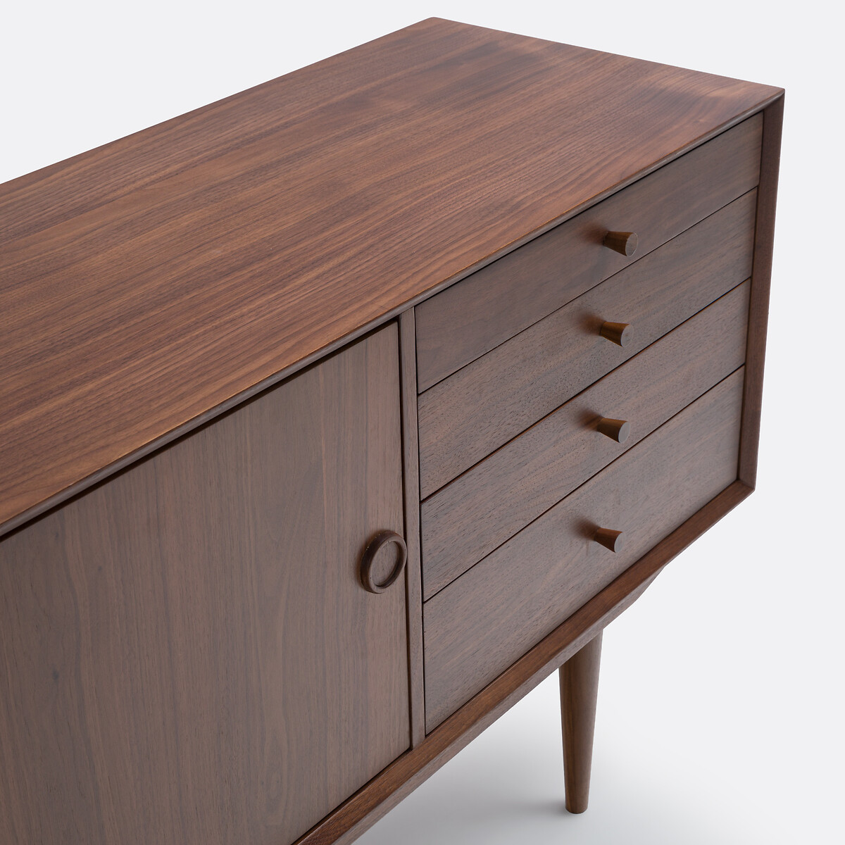 LA REDOUTE INTERIEURS<br>Aparador vintage com 2 portas e 4 gavetas Quilda