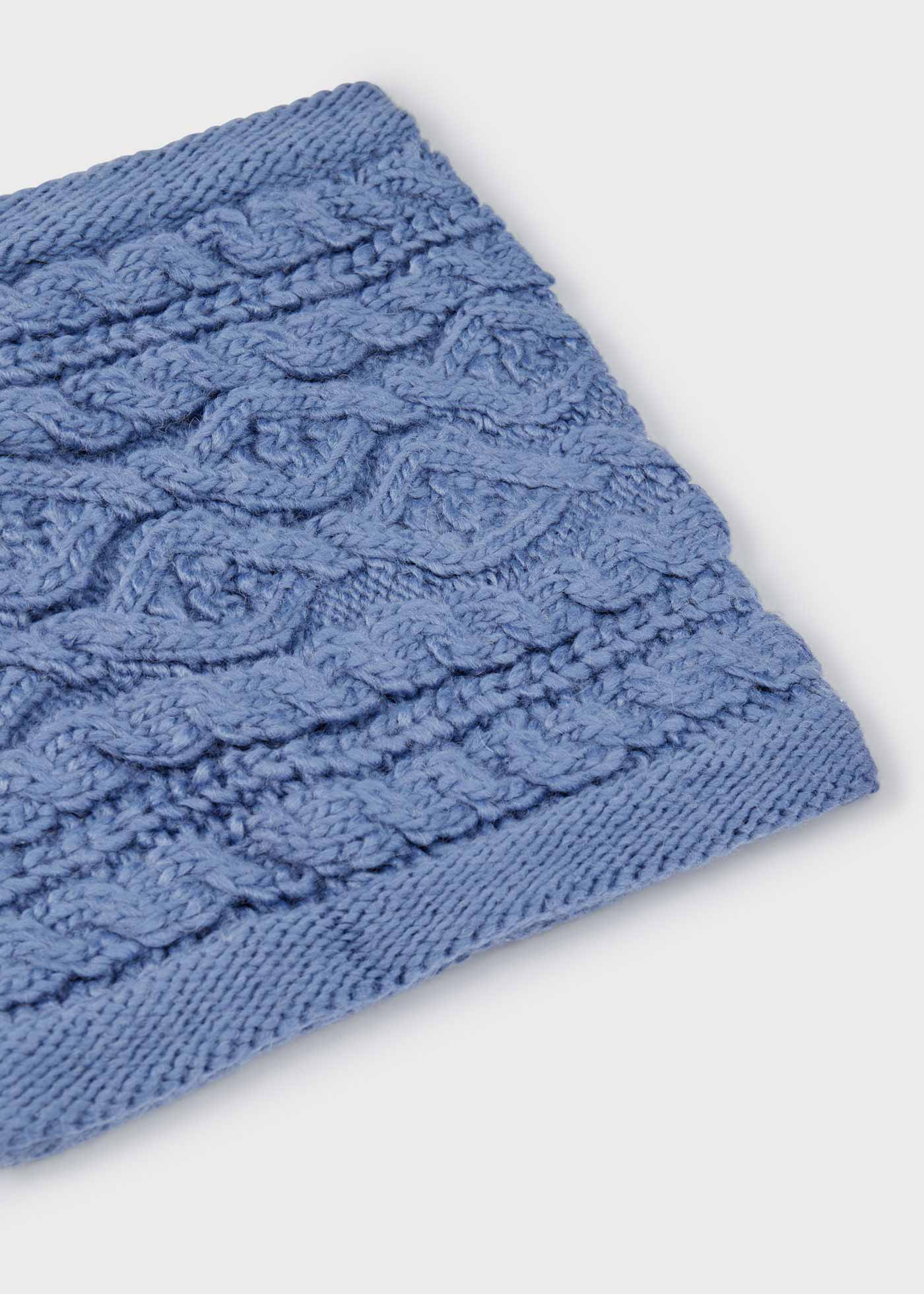 gola de tricô para meninas