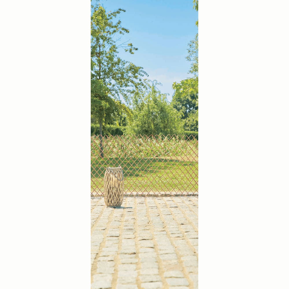 Barrière extensible bois naturel