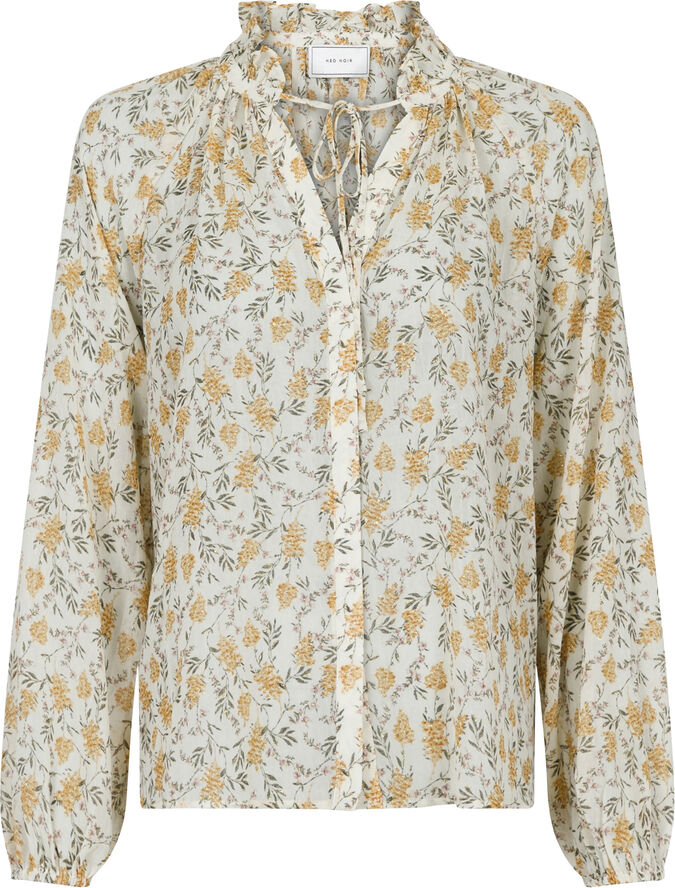 Neo Noir Sommie Field Blouse Light yellow