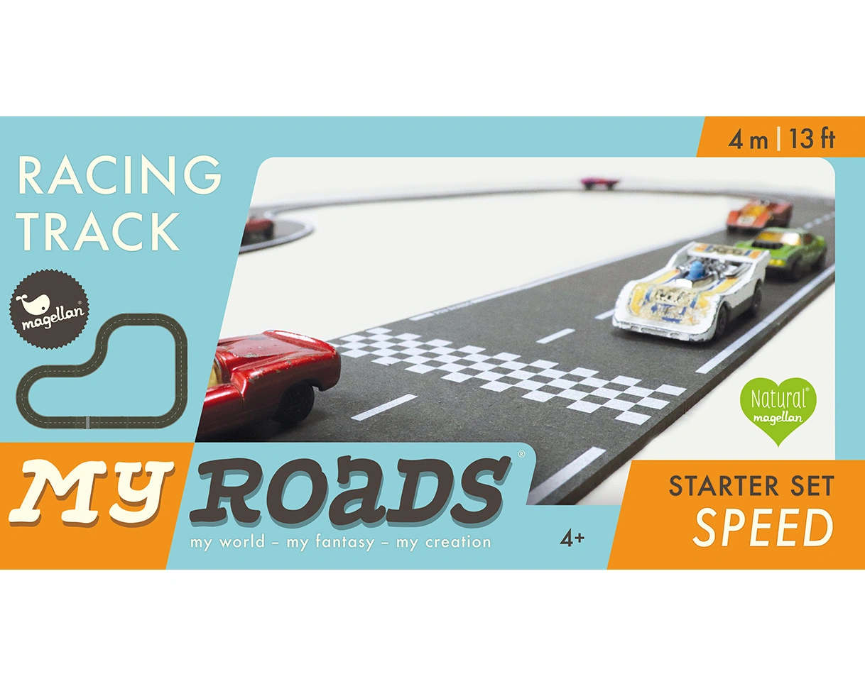 Straßenbau-Set MyRoards RACING TRACK STARTER SET SPEED 20-teilig