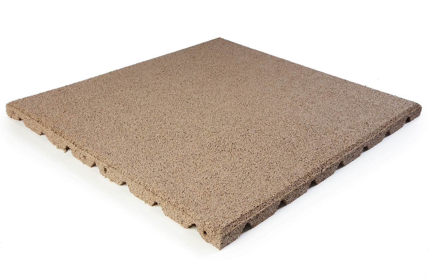 Aslon rubbertegel beige 50 x 50 x 2,5 cm