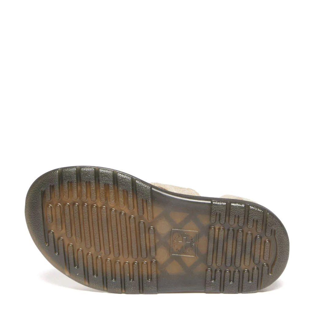Dr. Martens Jorgie Tsuède clogs light tan bronx