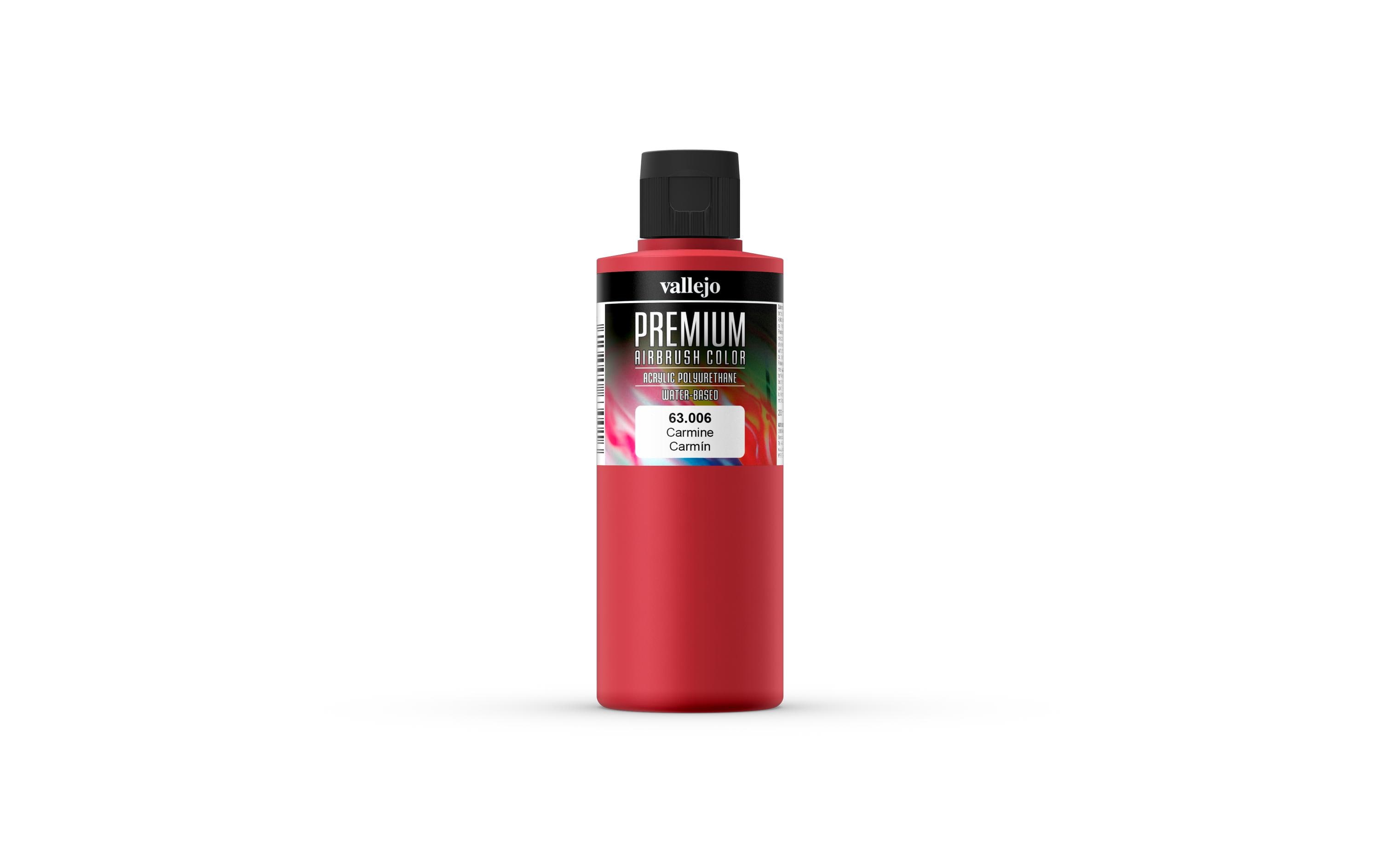Airbrushfarbe Premium, Karminrot, 200 mlPremium Airbrush Farbe zum Lackieren von Lexan, Polycarbonat, Glasfaser, Metall und Polyethylene