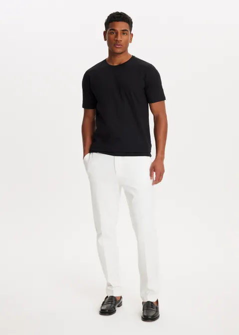 Basic t-shirt zwart (ZWART)