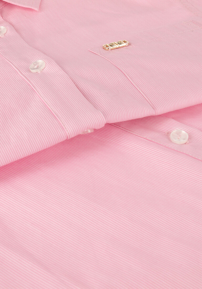 NIK & NIK roze nik & nik blouse lena stripe blouse
