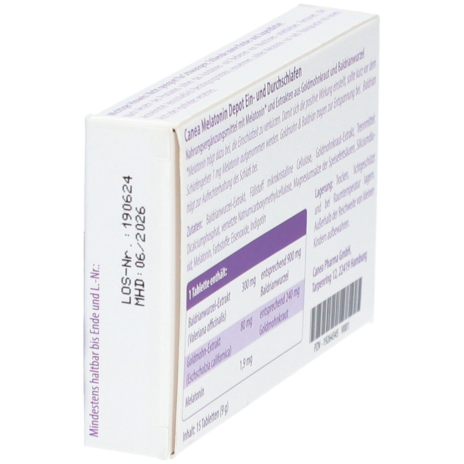 Canea Melatonin Depot Ein- und Durchschlafen