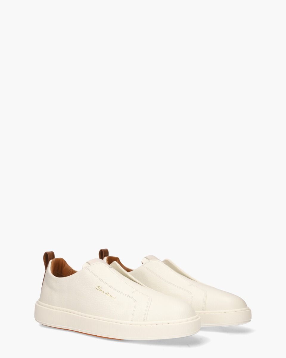Santoni 61224 Wit Damessneakers