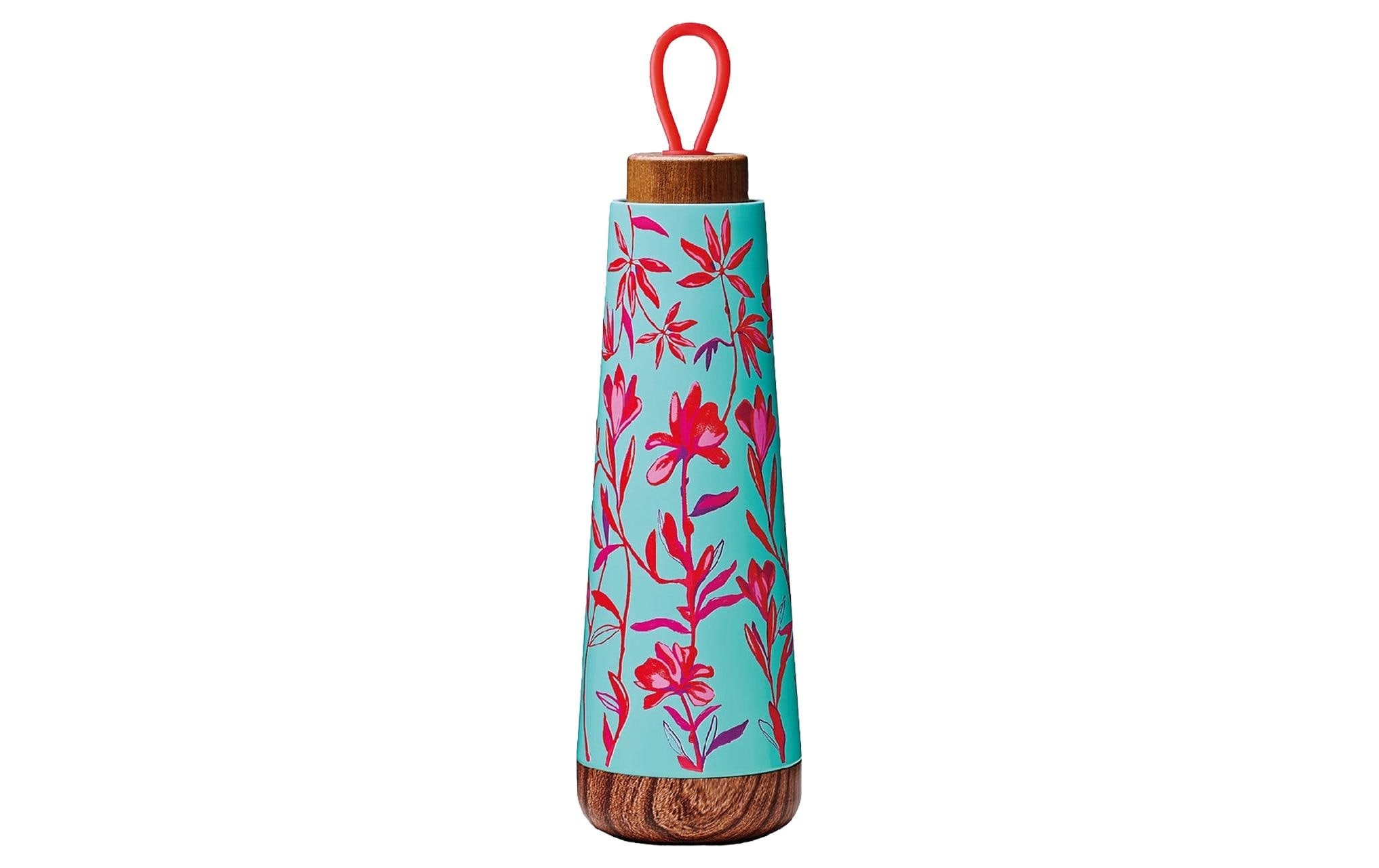 Thermoflasche »BioLoco Loop-Red flowers 500 ml«