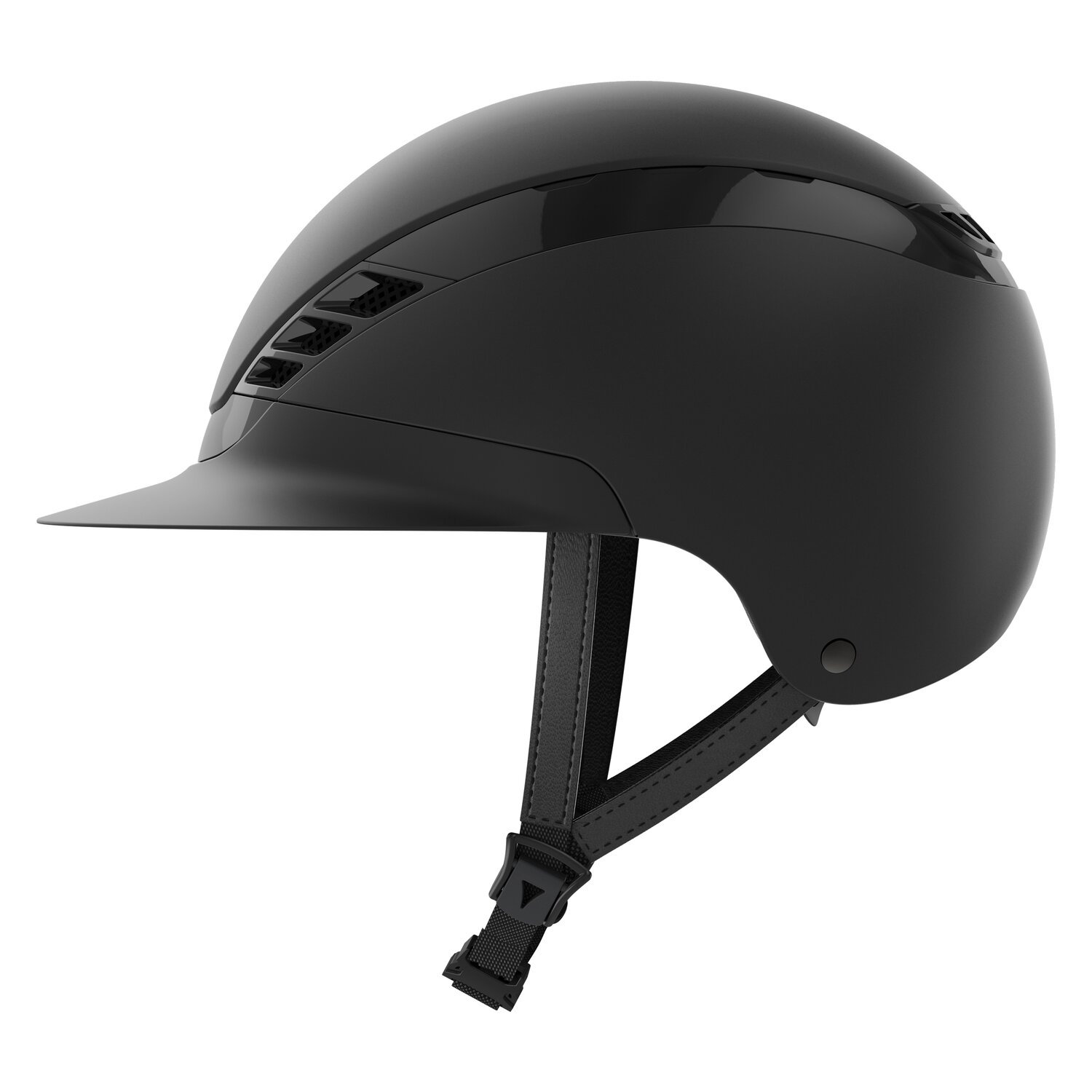 ABUS PIKEUR Reithelm AirLuxe Pure Lady Visor  - black