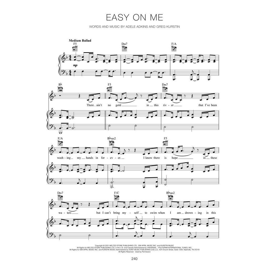 Hal Leonard Adele The Complete Collection voor piano, zang en gitaar
