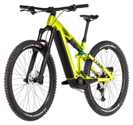 VTT Électrique Tout-Suspendu Cube Stereo Hybrid One44 HPC Race 800 Shimano Deore XT 12V 800 Wh 27.5'' Vert Flash Lime 2025