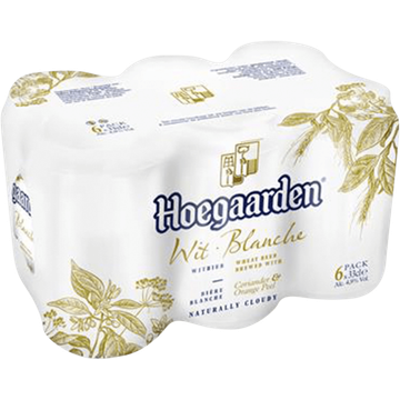 Hoegaarden Witbier Coriander & Orange Peel Blikken 6 x 33 cl