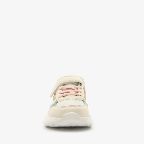 Blue Box cremekleurige meisjes dad sneakers