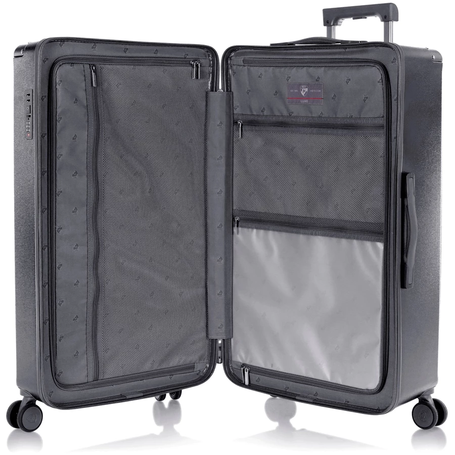 Heys Luxe Trunk - 4-Rollen-Trolley 76 cm erw. gunmetal