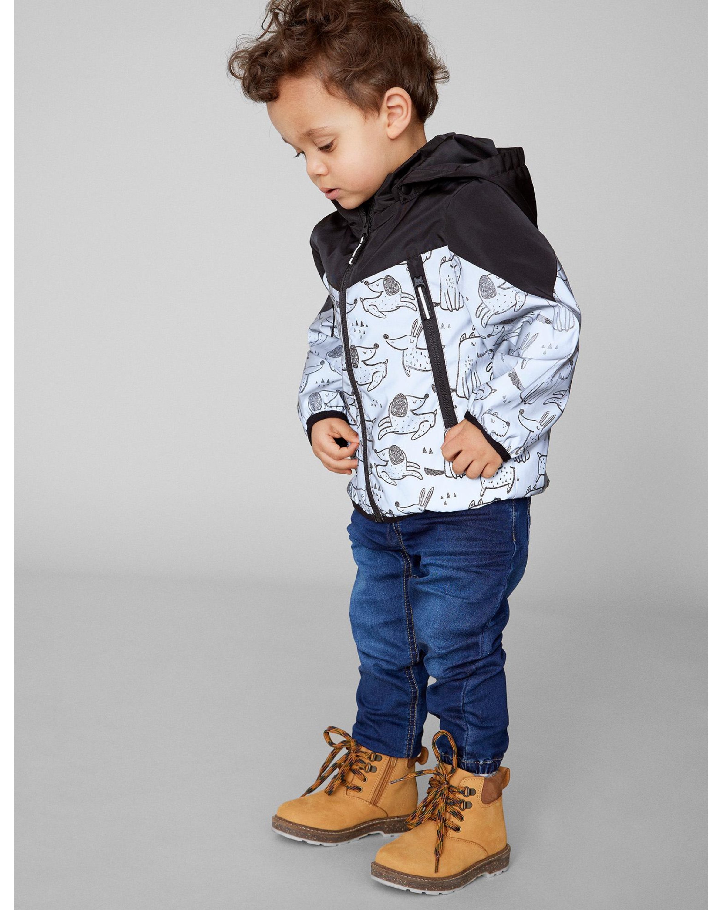 Jacke NMMMIKKI REFLECTIVE in black