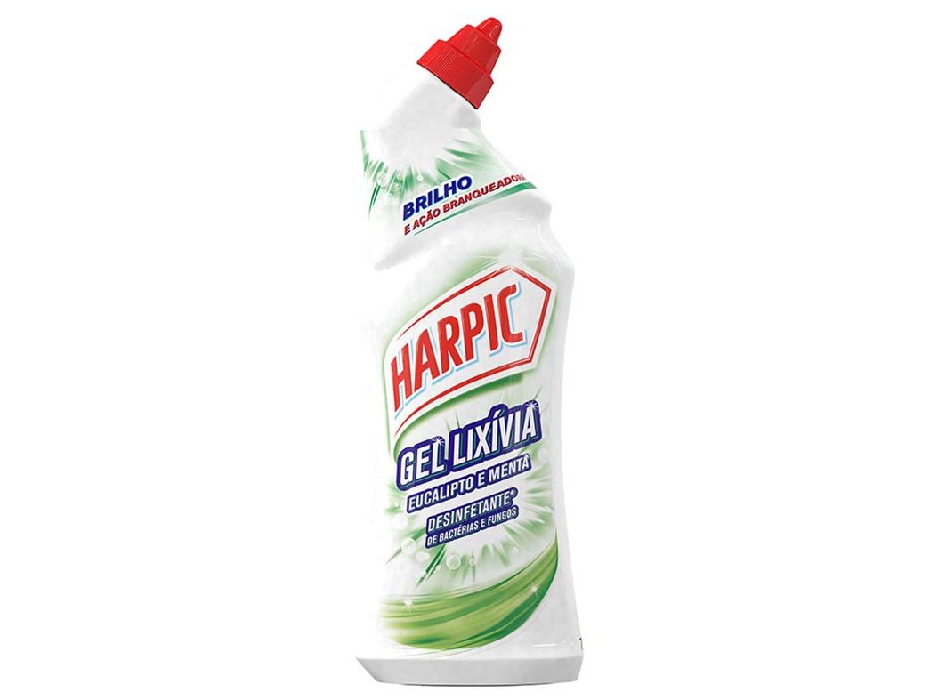 Gel Sanitário Lixívia Eucalipto e Menta Harpic 750ml