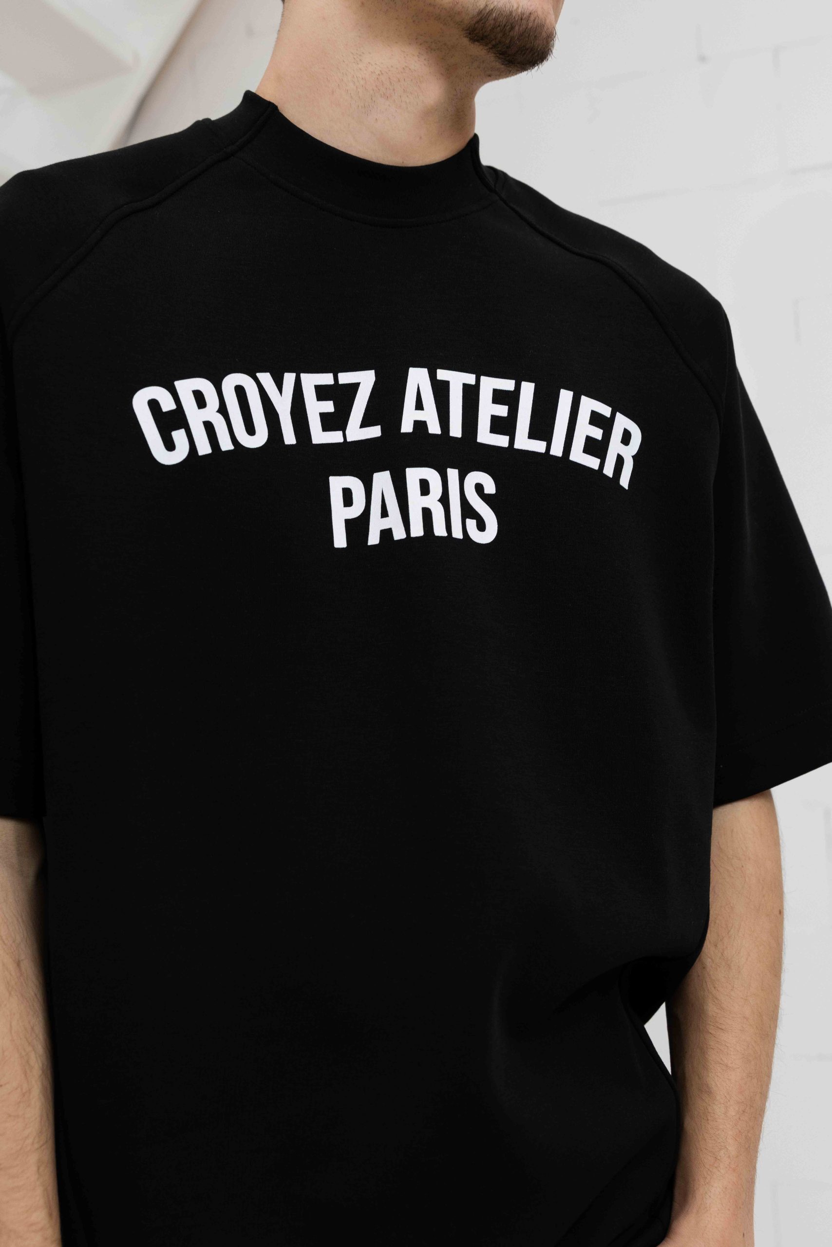 Croyez Raglan T-Shirt Heren Zwart