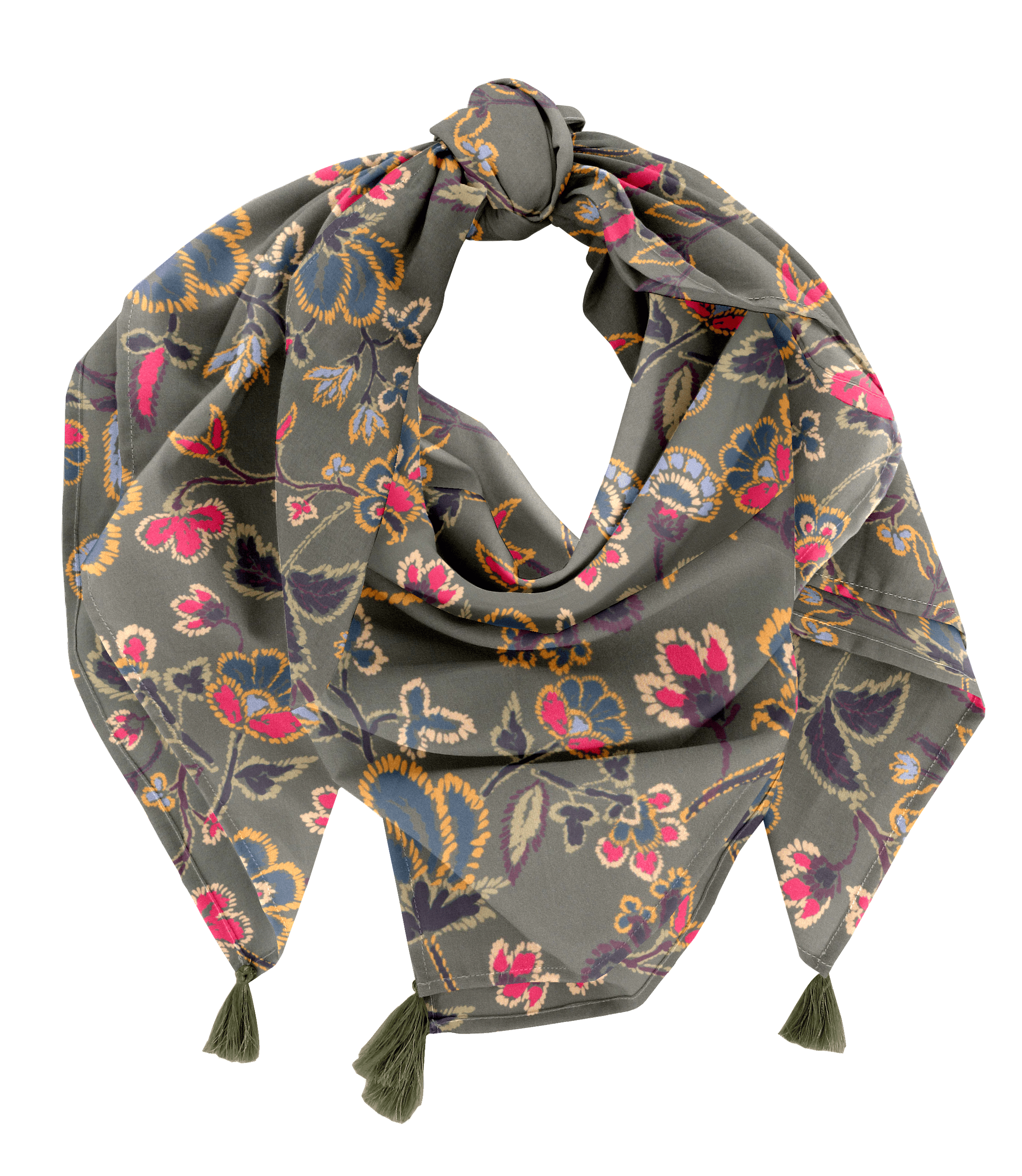 Foulard Pompon Jaipur