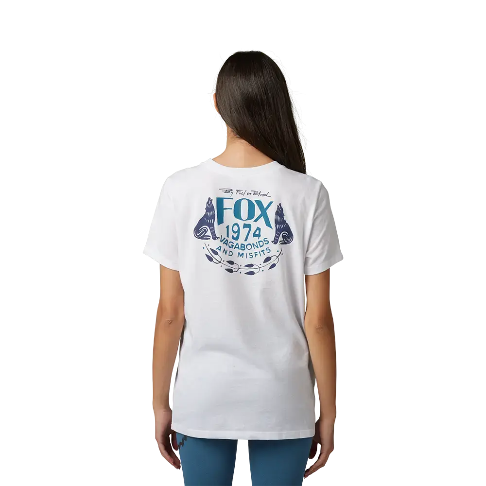 Fox Predominant MTB Fietsshirt Korte Mouwen Wit Dames