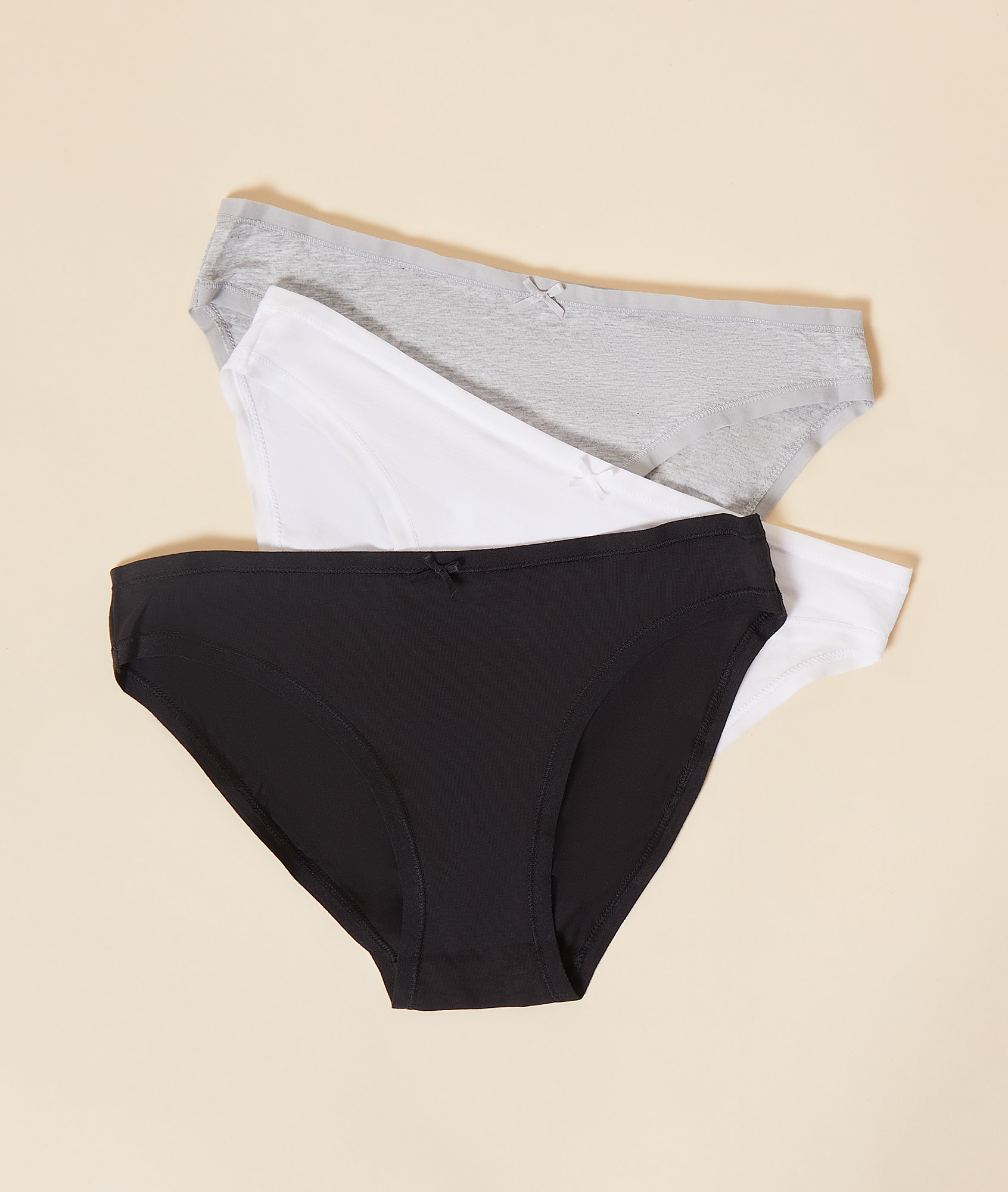 Lot de 3 culottes en coton biologique