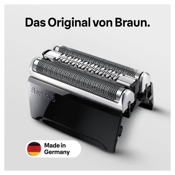 Braun Series 5 52B Elektrorasierer Scherkopf in schwarz