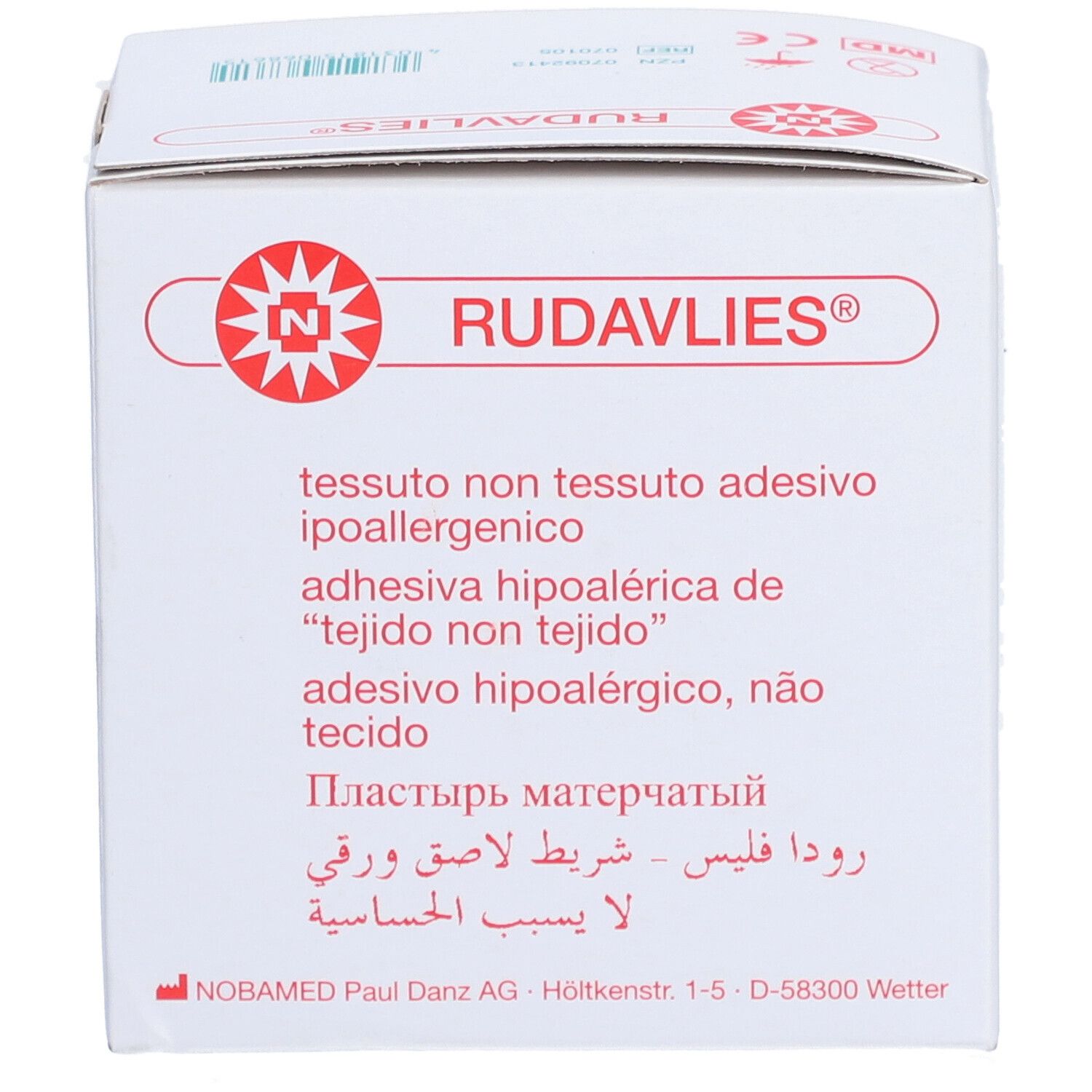 Nobamed® Rudavlies Klebevlies 5 cm x 10 m