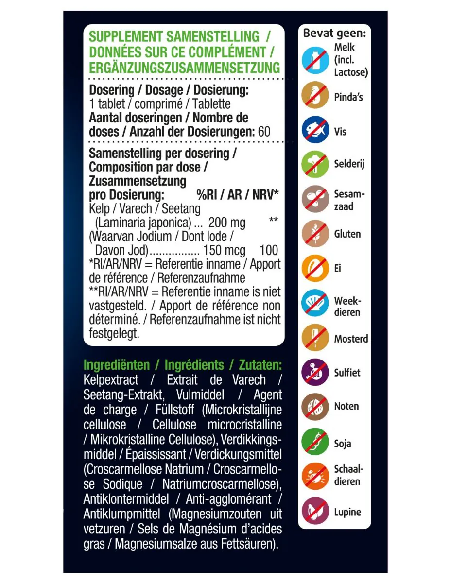 Pure Kelp Tabletten