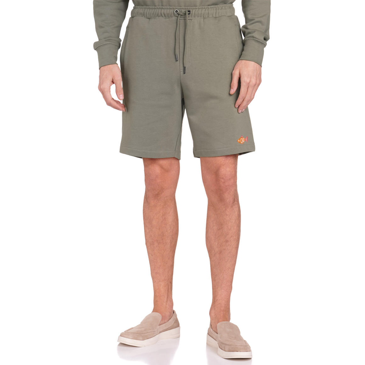 Jonas Nielsen Herren Joggingshorts mit Taschen oliv