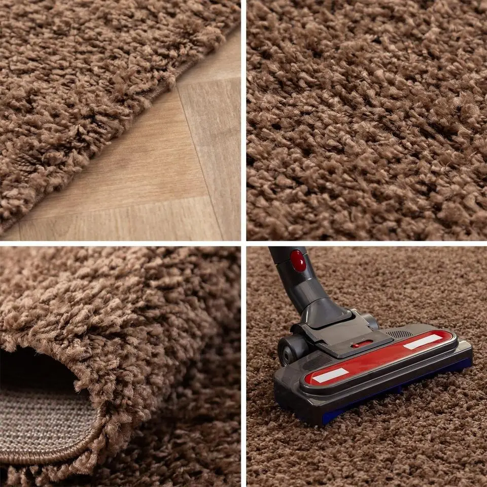 Basic Shaggy vloerkleed Caramel Hoogpolig - 140x200 CM