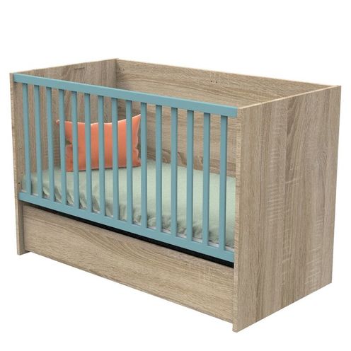 Lit 70x140 cm évolutif en lit junior 190 cm NOVA Argile - SAUTHON