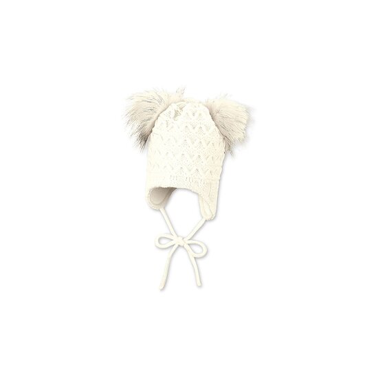 Bonnet tricot 2 pompons   de               Sterntaler