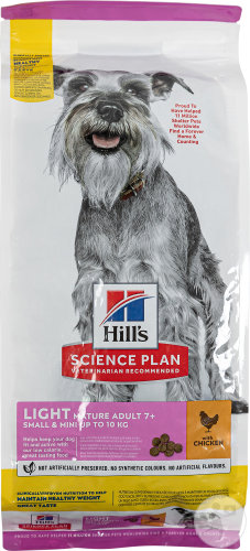 Hill's Science Plan Canine Mature Adult 7+ Light Small & Mini Poulet 2,5kg