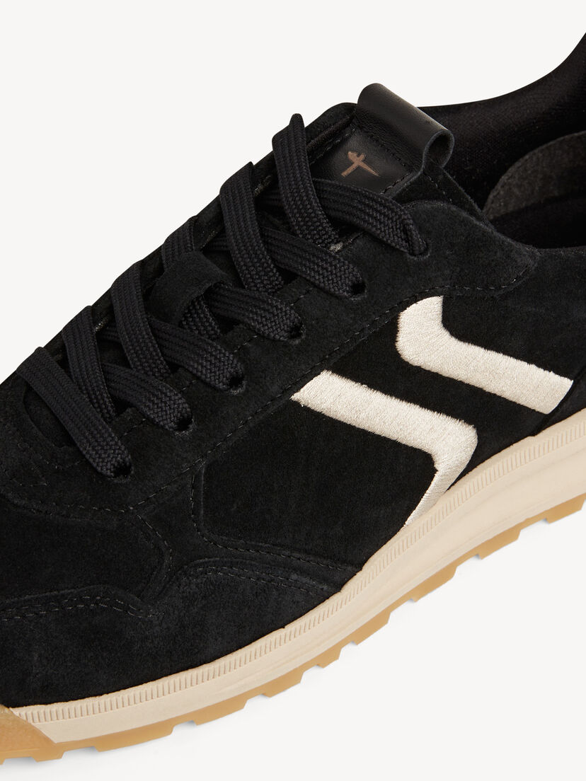 Leren Sneaker - zwart