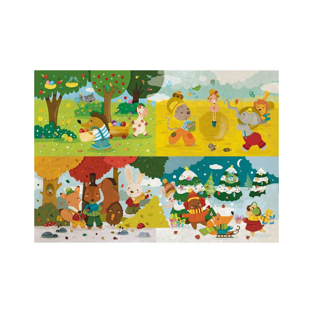 Puzzle - Les Saisons - 24 Pièces