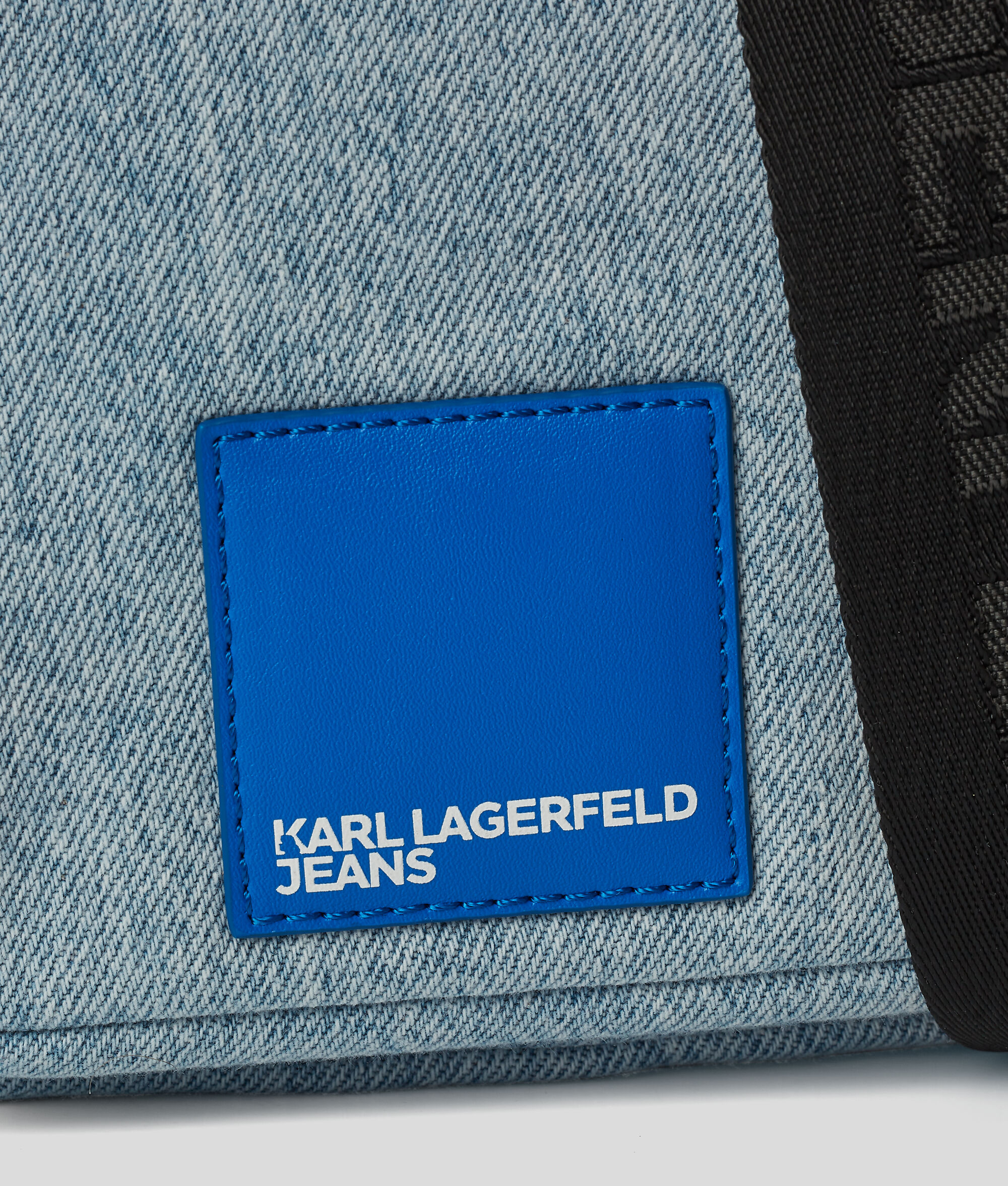 Sac bandoulière en denim KLJ Medium