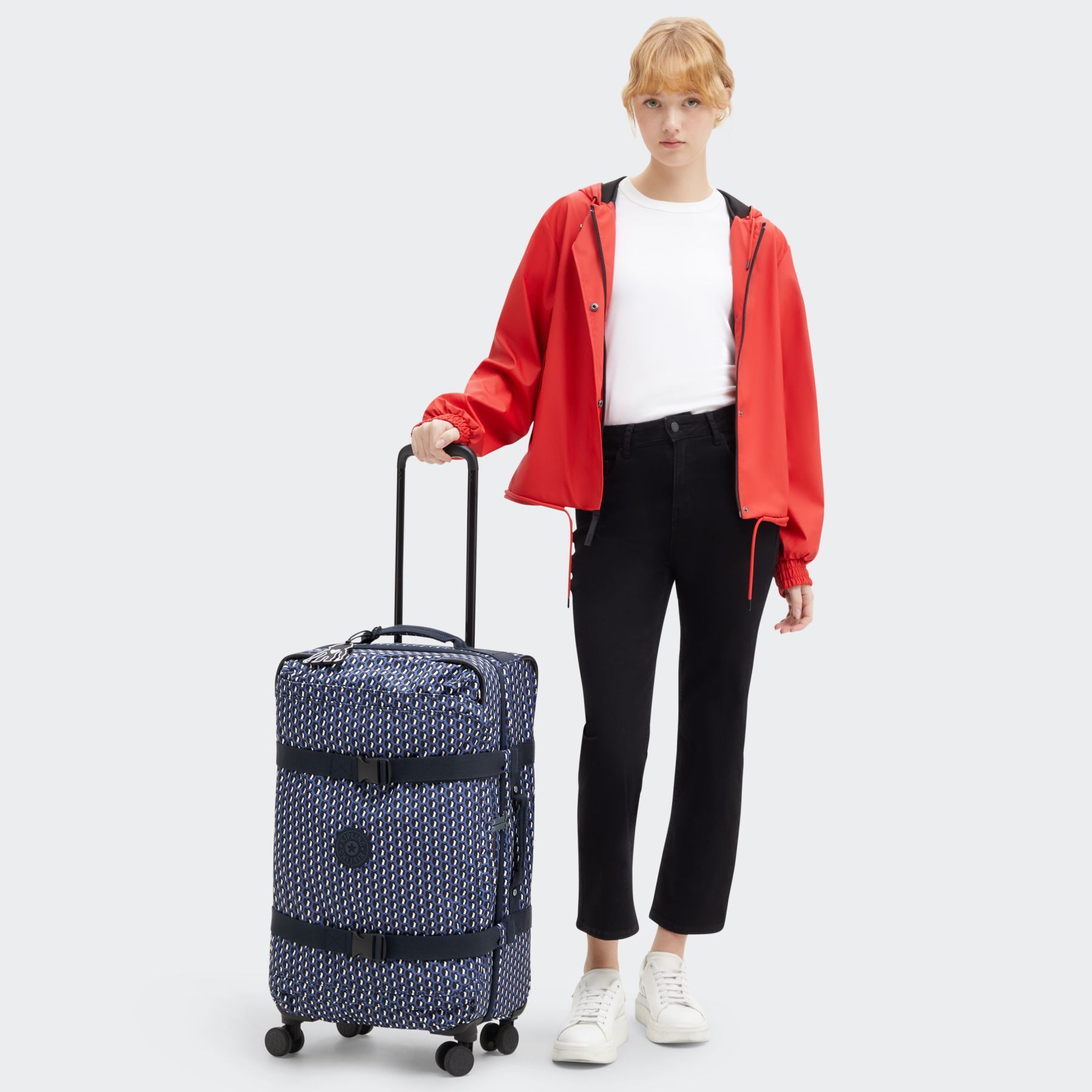 SPONTANEOUS M Valise de taille moyenne à 4 roues - 3D K Blue