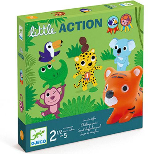Djeco kaartspel little action - met diertjes en medailles DJ08557