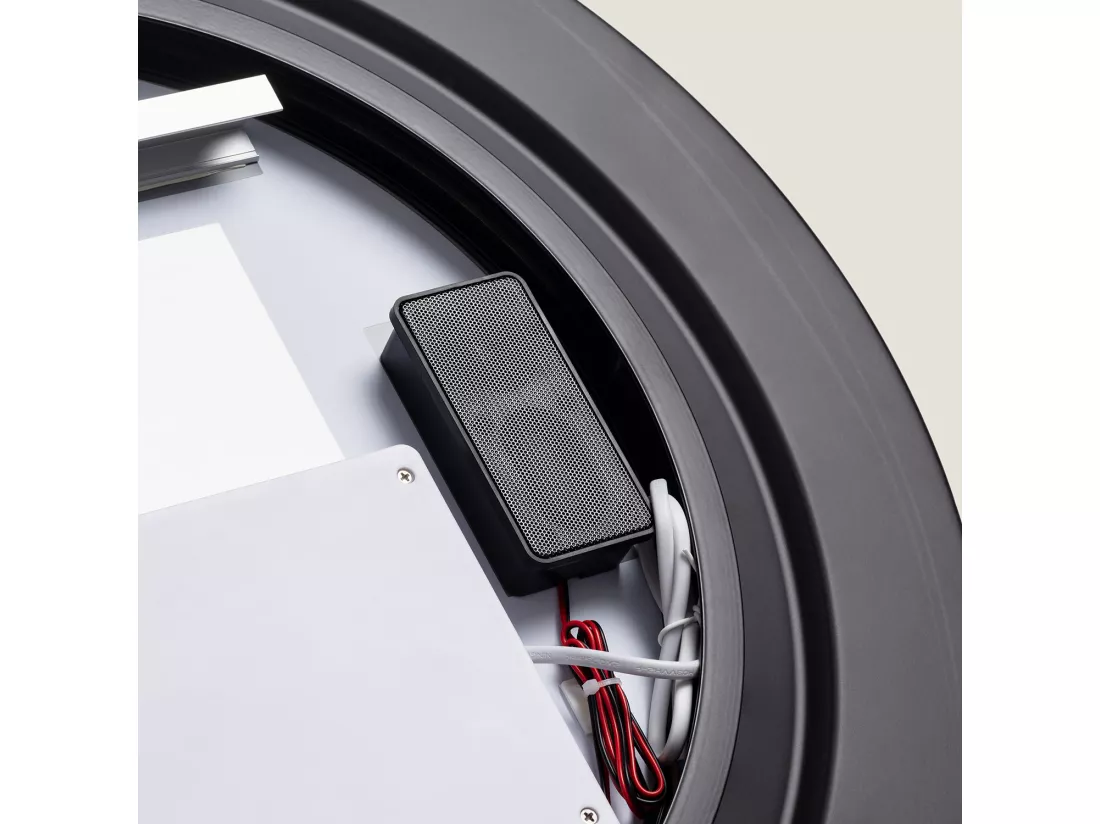 Miroir Salle de Bain avec Éclairage LED Anti-buée Ø60 cm Nahia Sélectionnable (chaud-neutre-froid)