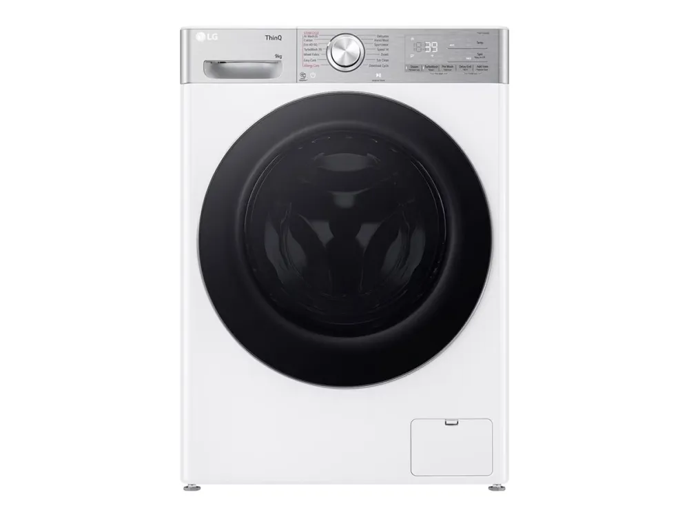LG Serie R9 F4DR913P3WA - Vaske-/ tørremaskine - Wi-Fi - bredde: 60 cm - dybde: 66 cm - højde: 85 cm - frontbetjening - 13 kg - 1400 rpm - hvid