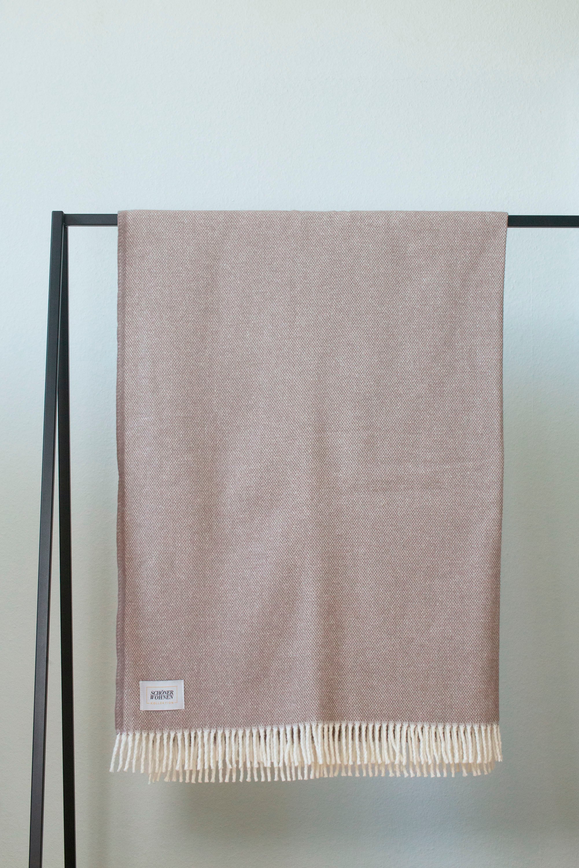 SCHÖNER WOHNEN-Kollektion Wohndecke »Relax« mit Fransen, Kuscheldecke