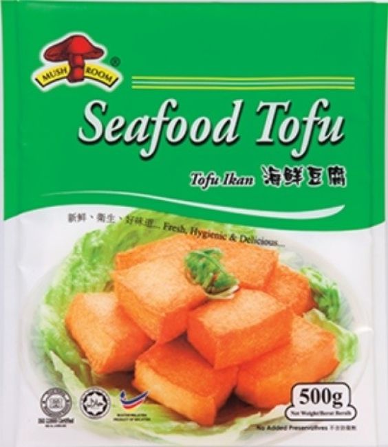 Mushroom Bevroren Zeevruchten Tofu 500g