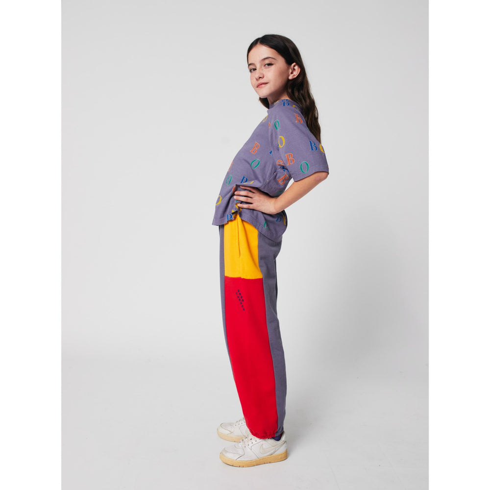 Køb Bobo Choses Navy Blue Multicolor Bobo All Over Ranglan T-Shirt