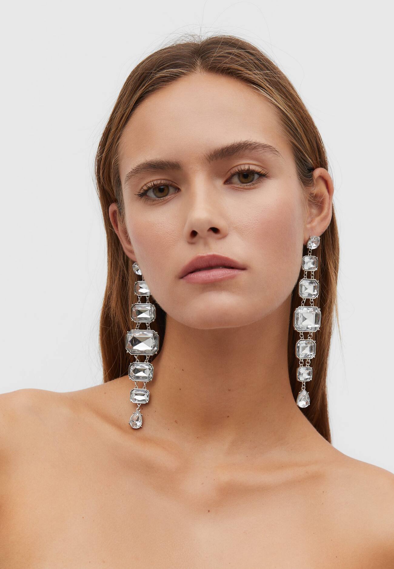 Brincos de strass