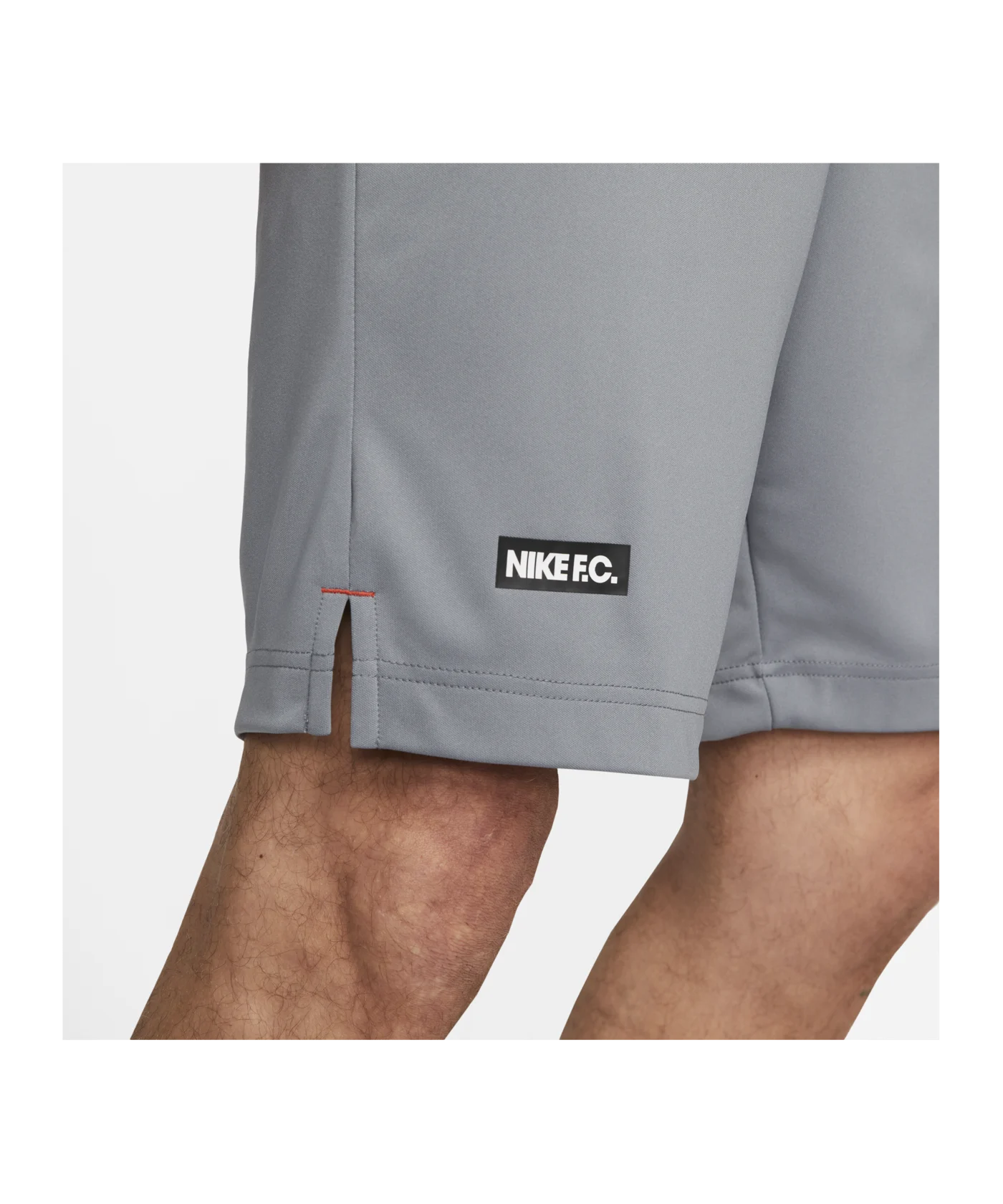 Nike F.C. Libero Soccer Short Grau Rot F065