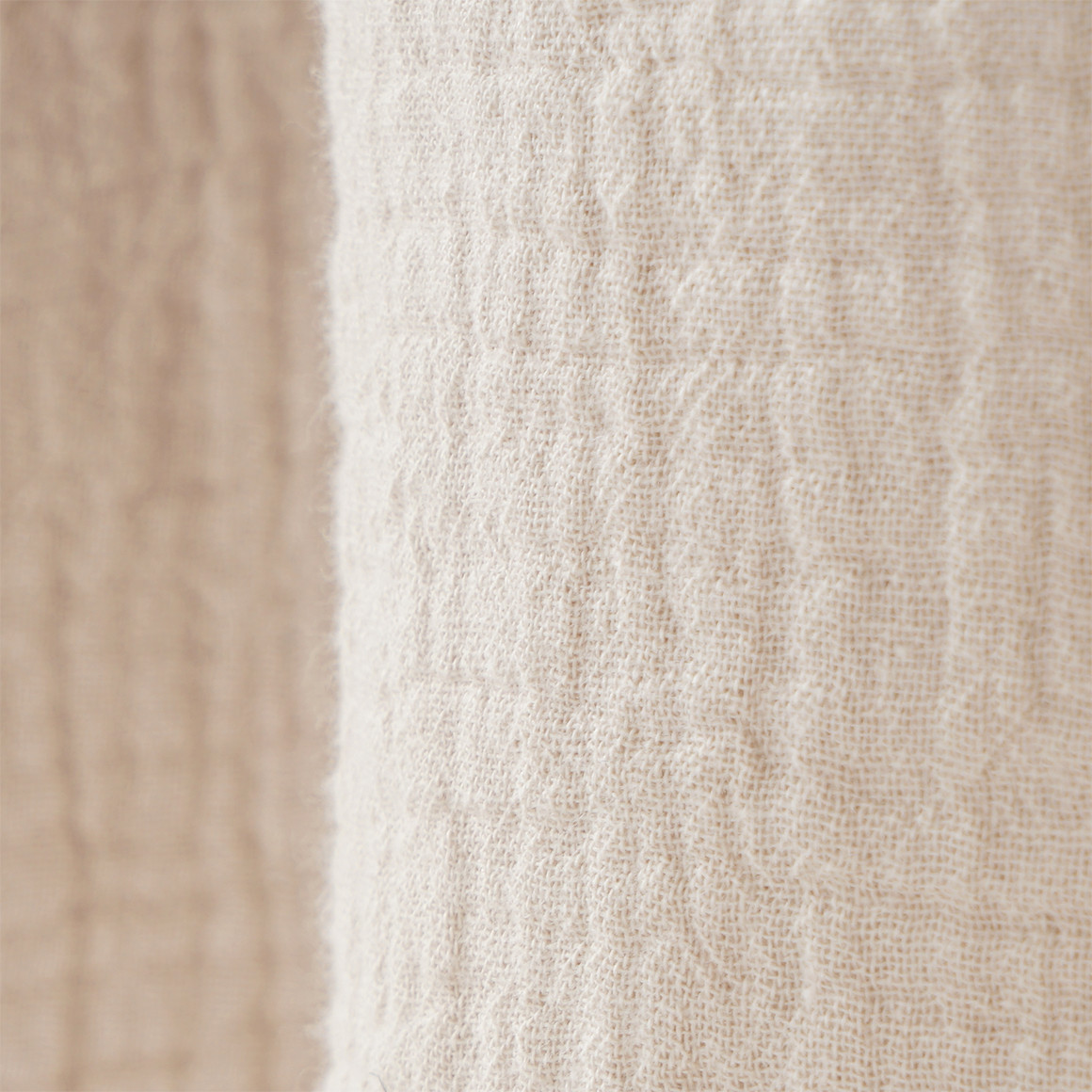 Topolino Pure Collection Mädchen Musselin-Kleid mit Teilungsnaht beige