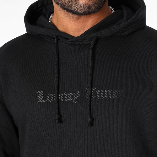 Sweat Capuche Carbon Taz Noir