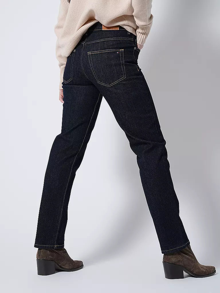 TOMMY HILFIGER Jeans Straight Fit  dunkelblau